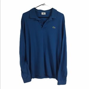 Men’s Lacoste Long Sleeve Cotton Polo